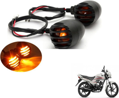 MOCKHE Front, Rear LED Indicator Light for Honda Dream Neo(Yellow)