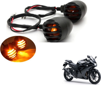 MOCKHE Front, Rear LED Indicator Light for Kawasaki Ninja 250(Yellow)