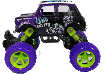 

Emob 4 Wheel Scorpion Graphic Printed Rock Crawler Dual Pull Back Metal Diecast Car Toy(Multicolor)
