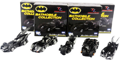 

Takara Tomy Batmobile Set - Collectors edition of 5 models of Batmobiles(Black)