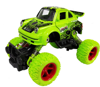 

Emob 4 Wheel Frog Graphic Printed Rock Crawler Dual Pull Back Metal Diecast Car Toy(Multicolor)