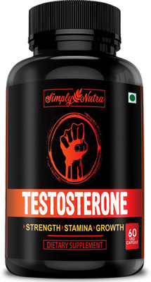 

Simply Nutra Testosterone Booster with Tribulus, Horny Goat Weed, Fenugreek, Maca Root & Ginseng | 800mg | 60 Veg Capsules(60 No)