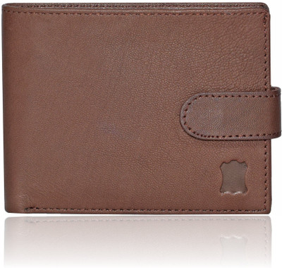 

Accezory Men Brown Genuine Leather Wallet(8 Card Slots)