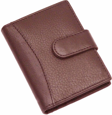 

Wildland Men Casual Brown Genuine Leather Card Holder(18 Card Slots)