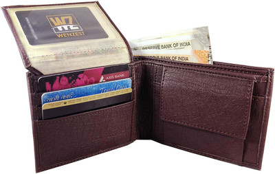 

Wenzest Boys Brown Artificial Leather Wallet(5 Card Slots)