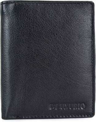 

D'Luxurio Men Black Genuine Leather Wallet(8 Card Slots)