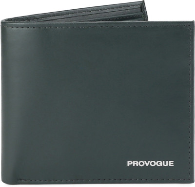 

Provogue Men Grey Genuine Leather Wallet(4 Card Slots), Olive grey