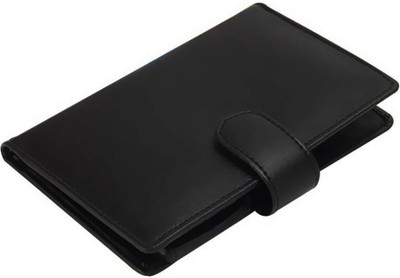 

Wildland Men Black Genuine Leather Document Holder(4 Card Slots)