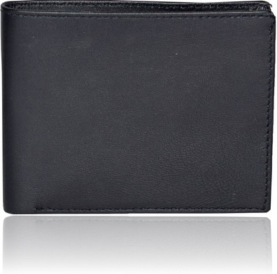 

Adam Zac Men Black Genuine Leather Wallet(8 Card Slots)