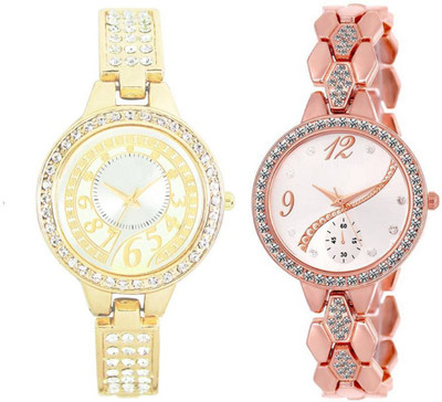 

Montres New Arrival Stylish Designer And Fancy Diamond Dial 129 Watch - For Girls