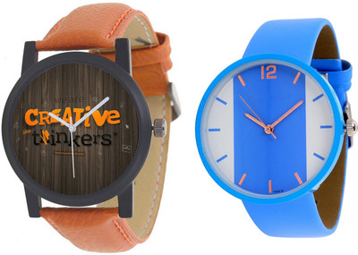 

NUBELA Combo Of 2 Analog Watch For Mens And Womens FF001-AR101 Watch - For Couple