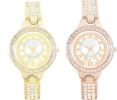 

Montres New Arrival Stylish Designer And Fancy Diamond Dial 123 Watch - For Girls