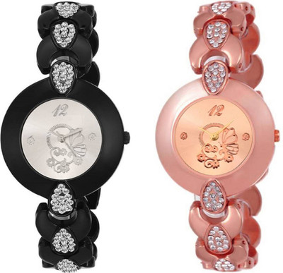 

Montres New Arrival Stylish Designer And Fancy Diamond Dial 225 Watch - For Girls