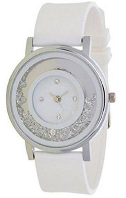 

Miss Perfect New Stylish Movable White Diamond Fancy Girls Watch - For Men & Women Watch - For Girls