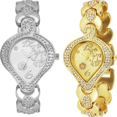 

Montres New Arrival Stylish Designer And Fancy Diamond Dial 208 Watch - For Girls