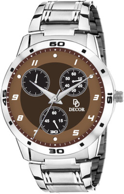 

DECOR D86 Analog Brown Dial Men's & Boy's Watch - For Men