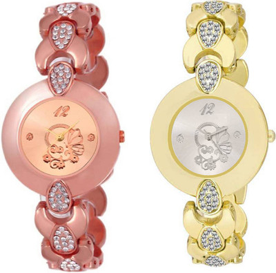 

Montres New Arrival Stylish Designer And Fancy Diamond Dial 227 Watch - For Girls