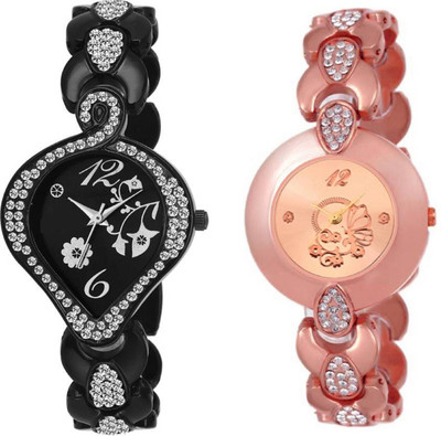 

Montres New Arrival Stylish Designer And Fancy Diamond Dial 216 Watch - For Girls