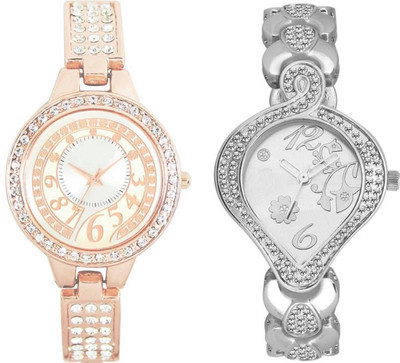 

Montres New Arrival Stylish Designer And Fancy Diamond Dial 143 Watch - For Girls