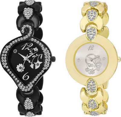 

Montres New Arrival Stylish Designer And Fancy Diamond Dial 217 Watch - For Girls