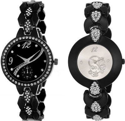 

Montres New Arrival Stylish Designer And Fancy Diamond Dial 197 Watch - For Girls