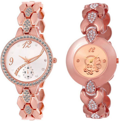 

Montres New Arrival Stylish Designer And Fancy Diamond Dial 205 Watch - For Girls