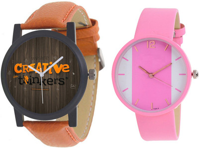 

NUBELA Combo Of 2 Analog Watch For Mens And Womens FF002-AR101 Watch - For Couple