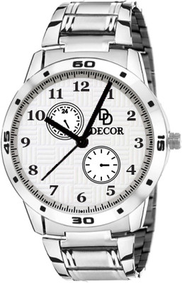 

DECOR D109 Analog White Dial Men's & Boy's Watch - For Men