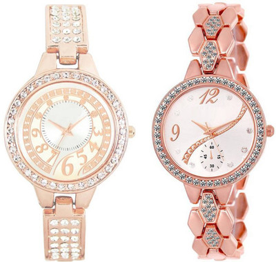 

Montres New Arrival Stylish Designer And Fancy Diamond Dial 142 Watch - For Girls