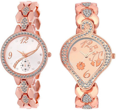 

Montres New Arrival Stylish Designer And Fancy Diamond Dial 203 Watch - For Girls