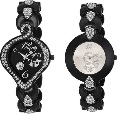 

Montres New Arrival Stylish Designer And Fancy Diamond Dial 215 Watch - For Girls