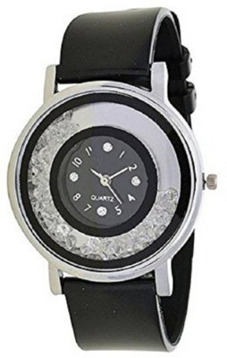 

Miss Perfect New Stylish Movable Black Diamond Fancy Girls Watch - For Men & Women Watch - For Girls