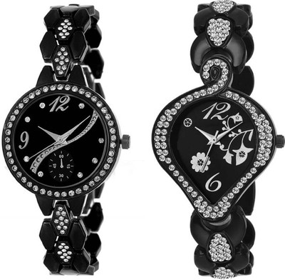

Montres New Arrival Stylish Designer And Fancy Diamond Dial 194 Watch - For Girls