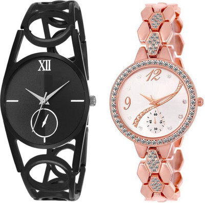 

Montres New Arrival Stylish Designer And Fancy Diamond Dial 184 Watch - For Girls