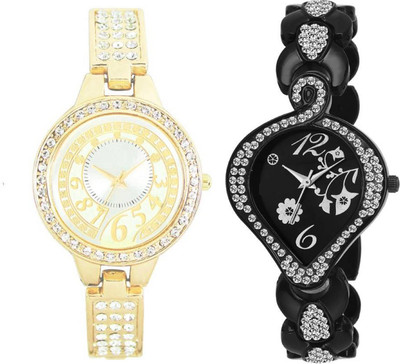 

Montres New Arrival Stylish Designer And Fancy Diamond Dial 131 Watch - For Girls
