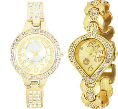 

Montres New Arrival Stylish Designer And Fancy Diamond Dial 132 Watch - For Girls