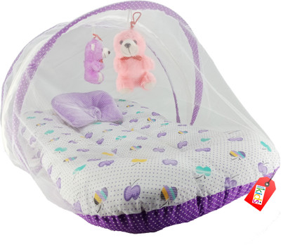 

Anmol Kids Extra Comfort Skin Friendly Super Premium Purple Apple with Hanging Toys 02 Baby Bed Exquisite(Fabric, Multicolor)