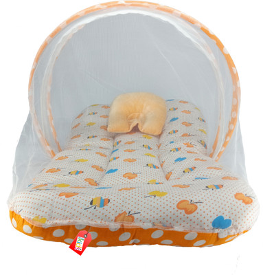 

Anmol Kids Extra Comfort Skin Friendly Super Premium Orange Apple 03 Baby Bed Exquisite(Fabric, Multicolor)