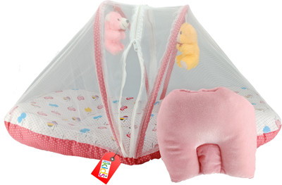

Anmol Kids Extra Comfort Skin Friendly Super Premium Pink Apple with Hanging Toys 07 Baby Bed Exquisite(Fabric, Multicolor)