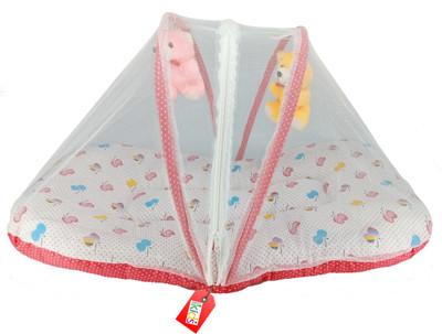 

Anmol Kids Extra Comfort Skin Friendly Super Premium Pink Apple with Hanging Toys 01 Baby Bed Exquisite(Fabric, Multicolor)