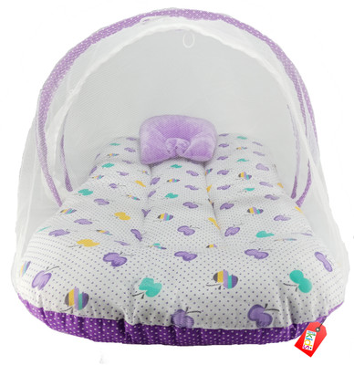 

Anmol Kids Extra Comfort Skin Friendly Super Premium Purple Apple 02 Baby Bed Exquisite(Fabric, Multicolor)