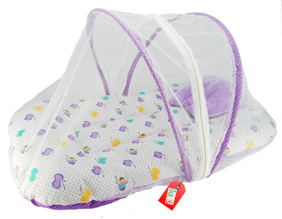 

Anmol Kids Extra Comfort Skin Friendly Super Premium Purple Apple 04 Baby Bed Exquisite(Fabric, Multicolor)