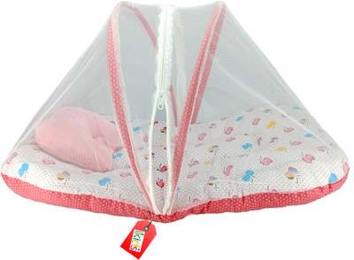 

Anmol Kids Extra Comfort Skin Friendly Super Premium Pink Apple 02 Baby Bed Exquisite(Fabric, Multicolor)