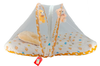 

Anmol Kids Extra Comfort Skin Friendly Super Premium Orange Apple with Hanging Toys 01 Baby Bed Exquisite(Fabric, Multicolor)