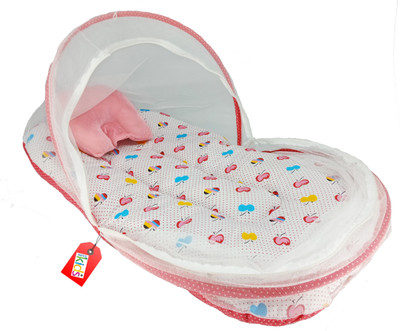 

Anmol Kids Extra Comfort Skin Friendly Super Premium Pink Apple 07 Baby Bed Exquisite(Fabric, Multicolor)