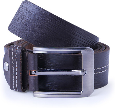 

Aller Men Casual Black Genuine Leather Belt