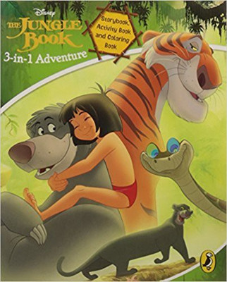 The Jungle Book 3-in-1 Adventure  - Includes Storybook, Activity Book and coloring Book(English, Paperback, unknown)