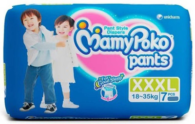 

MamyPoko XXXL Size Diapers (7 Count) - XXXL(7 Pieces)