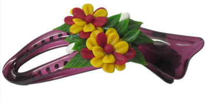 

Advance Hotline Porcelain clay work fancy banana clip Banana Clip(Multicolor)