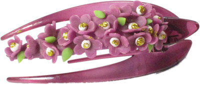 

Advance Hotline Porcelain clay work fancy hair claw Hair Clip(Multicolor)